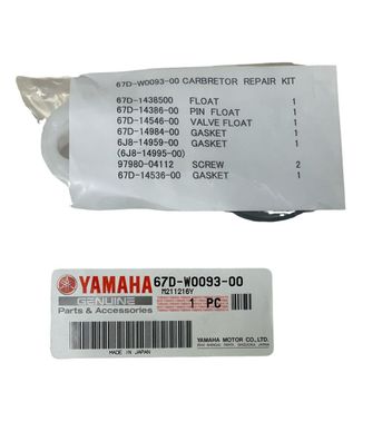 YAMAHA F4 Vergaserreparatursatz Baujahr 1999 - 2006 Artikel-Nr. 67D-W0093-00