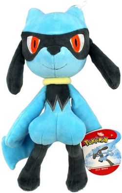 Pokémon Riolu Plüsch 20 cm PKW0808 offiziell lizenziertes Kuscheltier Jazwares