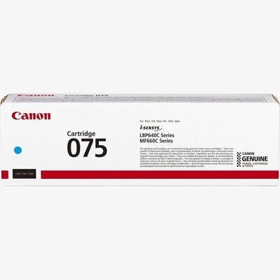 Canon 075 C (Cyan) Original Toner Cartridge BLAU (6364C002) 1300 Seiten