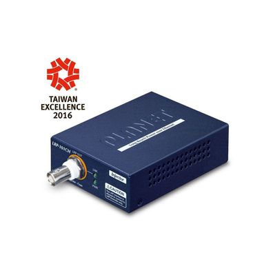 PLANET 1-Port 10/100TX PoE PD + 1-Port Coax Long Reach PoE