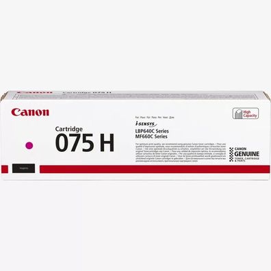 Canon 075H M (Magenta) Original Toner Cartridge ROT (6367C002) 2500 Seiten