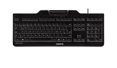 Cherry KC 1000 SC - Tastatur - USB - GB - Schwarz