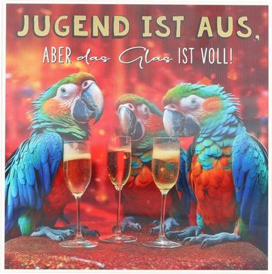 Depesche 14001-002- 3D Grußkarte mit Musik, witzige Geburtstags-Karte mit farbenfrohe