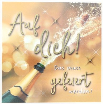 Depesche 14001-010- 3D Grußkarte mit Musik, witzige Geburtstags-Karte mit farbenfrohe