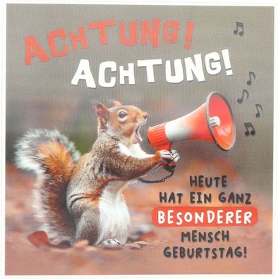 Depesche 14001-011- 3D Grußkarte mit Musik, witzige Geburtstags-Karte mit farbenfrohe