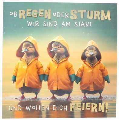Depesche 14001-027- 3D Grußkarte mit Musik, witzige Geburtstags-Karte mit farbenfrohe
