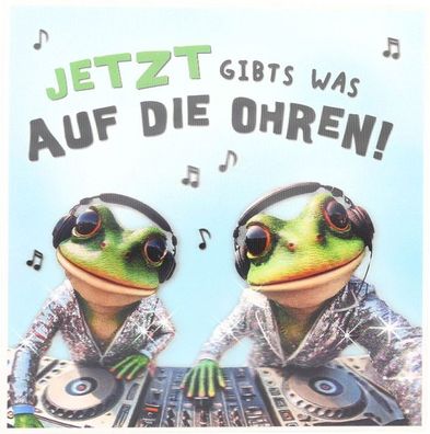 Depesche 14001-042- 3D Grußkarte mit Musik, witzige Geburtstags-Karte mit farbenfrohe