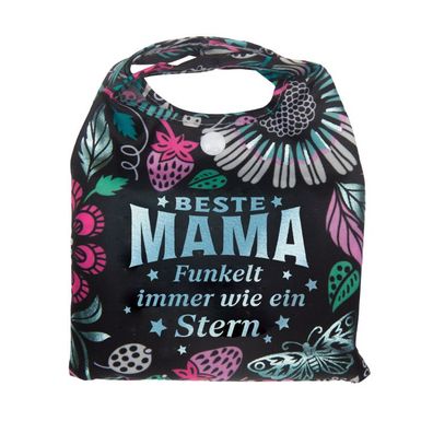 Vorpersonalisierte Glitzernde Einkaufstasche - Shopper Bag Beste Mama