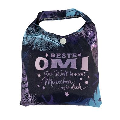 Vorpersonalisierte Glitzernde Einkaufstasche - Shopper Bag Omi
