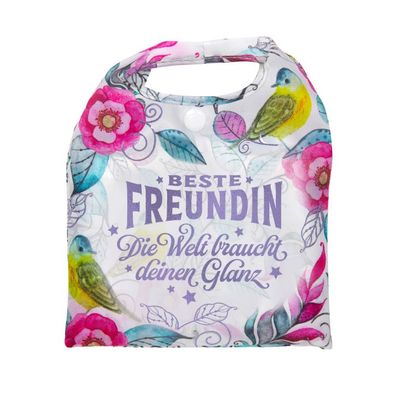 Vorpersonalisierte Glitzernde Einkaufstasche - Shopper Bag Freundin