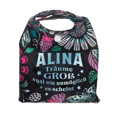 Vorpersonalisierte Glitzernde Einkaufstasche - Shopper Bag Alina