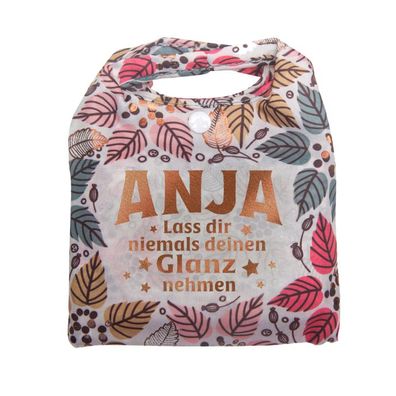 Vorpersonalisierte Glitzernde Einkaufstasche - Shopper Bag Anja
