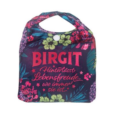 Vorpersonalisierte Glitzernde Einkaufstasche - Shopper Bag Birgit