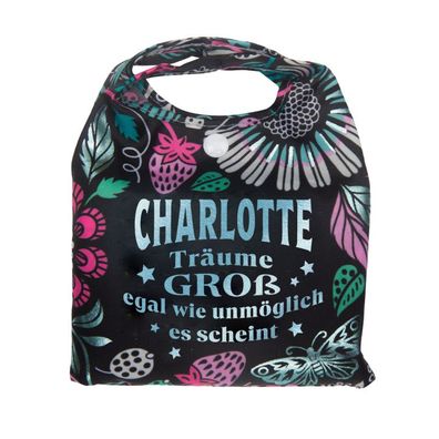 Vorpersonalisierte Glitzernde Einkaufstasche - Shopper Bag Charlotte