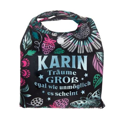 Vorpersonalisierte Glitzernde Einkaufstasche - Shopper Bag Karin