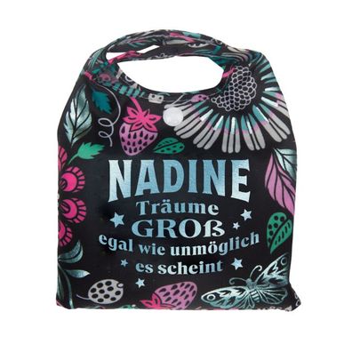 Vorpersonalisierte Glitzernde Einkaufstasche - Shopper Bag Nadine