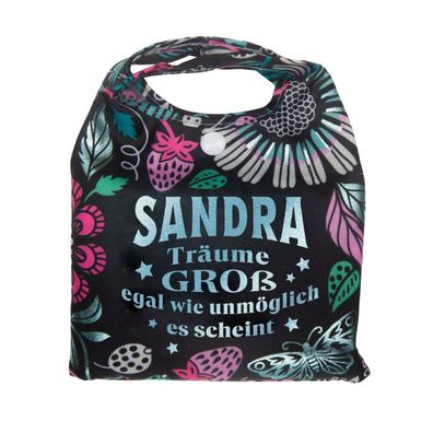 Vorpersonalisierte Glitzernde Einkaufstasche - Shopper Bag Sandra