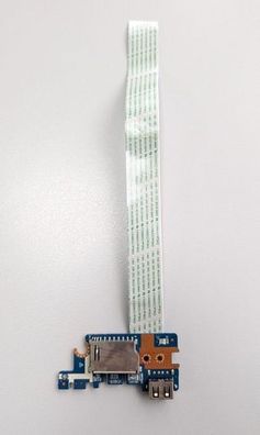 HP Notebook 250 G6 SD Cardreader USB Board mit Kabel LS-E795P