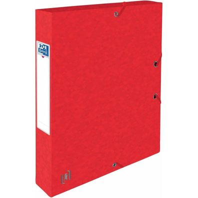 Oxford Heftbox TOP FILE+ 4,0 cm rot