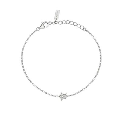 Mabina Armband Stern Silber 925 Labor Diamant 0,05 ct 534174 My Diamond
