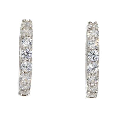 Creolen Silber 925 Zirkonia JL20-06-1374 JuwelmaLux