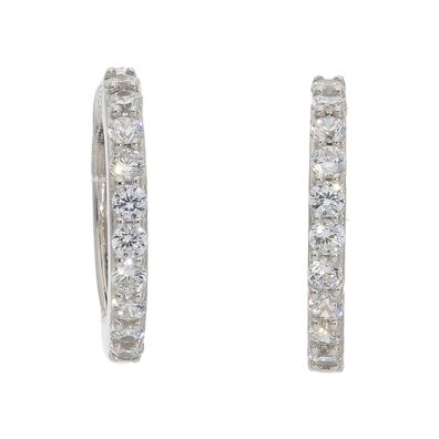 Creolen Silber 925 Zirkonia JL20-06-1373 JuwelmaLux