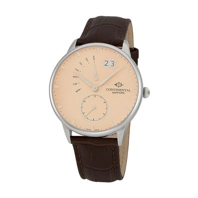 Continental Herrenarmbanduhr 16201-GR156230 Leder, braun