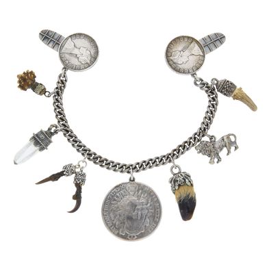 Charivari Kette mit Anhänger echt Silber Second Hand 25326528 getragen wie neu