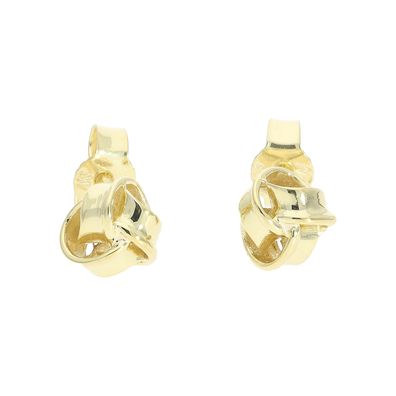 Ohrstecker Gold 333 Knoten poliert JL20-06-1436 JuwelmaLux