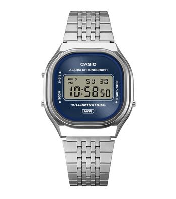 Casio Armbanduhr Edgy Collection A140WE-2AEF Edelstahl, Resin