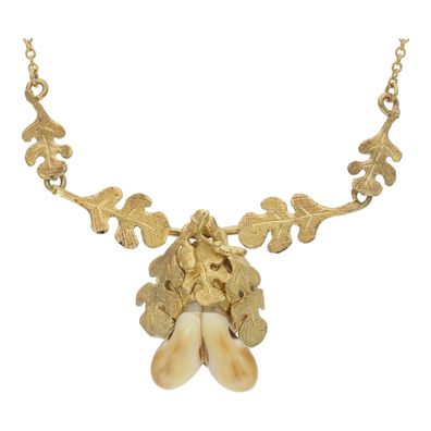 Trachten Collier Grandl Gold farbig Silber Second Hand 25326574 getragen wie neu