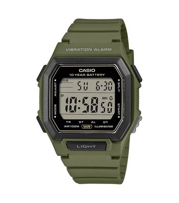 Casio Armbanduhr Herren W-738H-3AVEF Resin, Grün