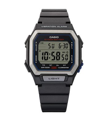 Casio Armbanduhr Herren W-738H-1AVEF Resin, Schwarz