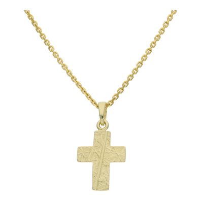Kreuz Anhänger Gold 333 massiv strukturiert JL20-02-1441 JuwelmaLux