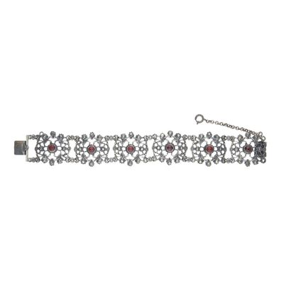 Trachten Armband Granat echt Silber massiv Second Hand 25326578 getragen wie neu