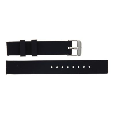 Uhrenband Silikon JL54-10-0001 Schwarz JuwelmaLux