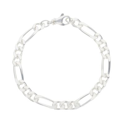 Armband Silber 925 Figaro poliert JL50-03-0102 JuwelmaLux