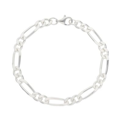 Figaro Armband Silber 925 poliert JL50-03-0098 JuwelmaLux