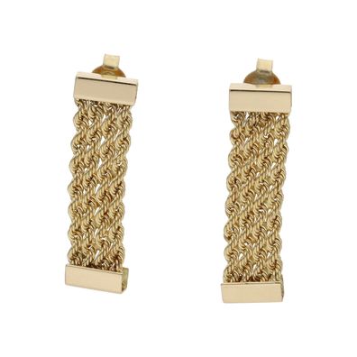 Ohrhänger Damen Gold 585 Second Hand 25326573 getragen, wie neu