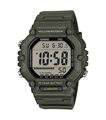 Casio Armbanduhr Herren Timeless Collection AE-1600HX-3AVEF Resin, rün