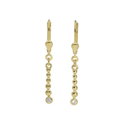 Ohrringe Gold 333 Damen Ohrhänger Zirkonia JL20-06-1493 JuwelmaLux