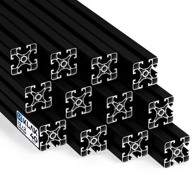 KLAK 40 - Aluprofil 12 Stück 40x40mm light 2m System-, Montage-, Konstruktionsprof