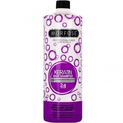 Keratin Aufbaupflegeshampoo für strapaziertes Haar, 1000ml