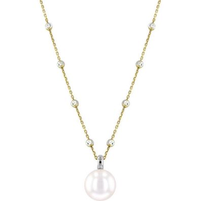 Luna-Pearls - 216.0782 - Collier - 925Silber gelbvergoldet - 100cm