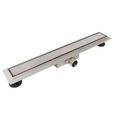 Duschrinnen Edelstahl DUPLEX NEXT 130 cm in Silber, Abfluss Befliesbar 2in1