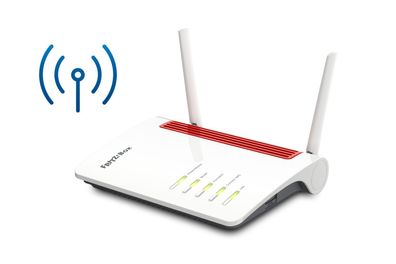 AVM FRITZ!Box 6850 LTE - Wireless Router - WWAN 4-Port-Switch - 1GbE - Wi-Fi 5 - Dua