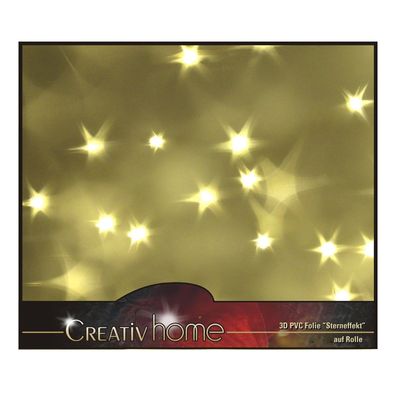 Creativ home 3D Sterneffekt Folie 33 x 100 cm - aus PVC