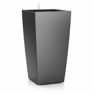 LECHUZA® Pflanzgefäße CUBICO 30 Anthrazit metallic All-in-One
