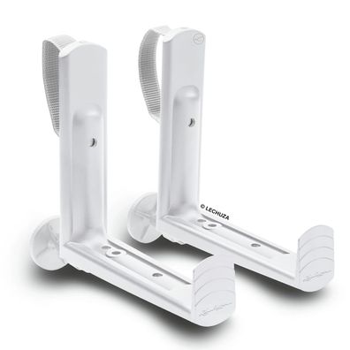 LECHUZA® Zubehör Balconera Balkonkastenhalter Weiß - 2 Halter