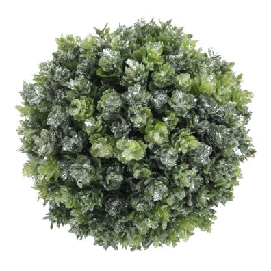 Kunstblumen Hopfenkugel geeist Ø 12 cm - Kunststoff